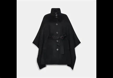 COACH Outlet Wool Cape  .